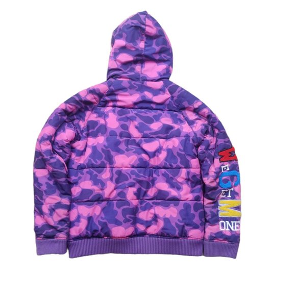 Bape X Hudson WGM Camo Full Zip Puff Jacket - Picture 8 of 8